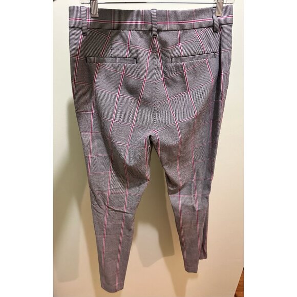 Gap signature skinny ankle black and red plaid women's size 6 - Picture 4 of 6